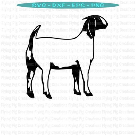 Goat Livestock Live Love Show Showstock Stock 4h Svg Dxf Etsy In 2021