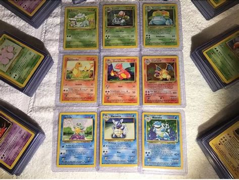 Pokemon Set Complete Original Base Set Jungle Set Fossil Set