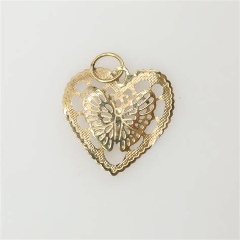 14kt Gold Heart Pendant | Property Room