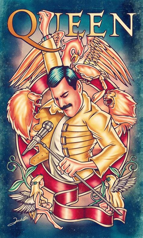 Pop Star Art Freddy Mercury Queen Rock Band Posters Queen Freddie