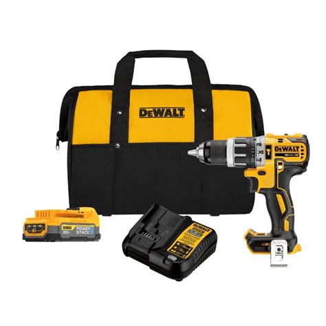 Taladro Percutor Bl Bateria Powerstak Dewalt Dcd E B