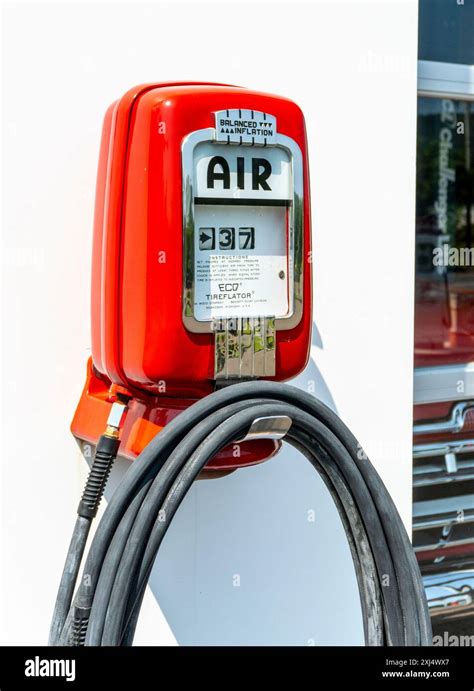 Petrol Station Air Pump Hi Res Stock Photography And Images Alamy