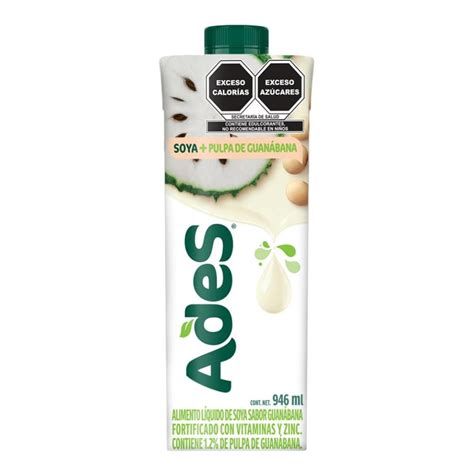 Alimento liquido de soya AdeS sabor guanábana 946 ml Walmart