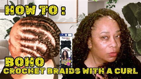 How To Boho Crochet Braids Curls Youtube