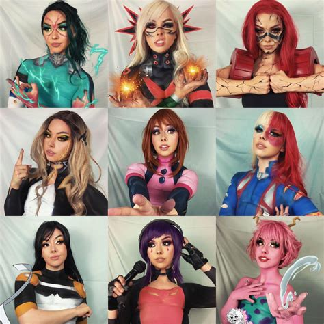 Sailor Kayla🌙 🔜 Animenyc On Twitter Happy Mha Day Here Is Almost Every Cosplay Body Paint I