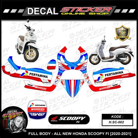 Jual Decal Scoopy Full Body Dekal Sticker New Fi Baru