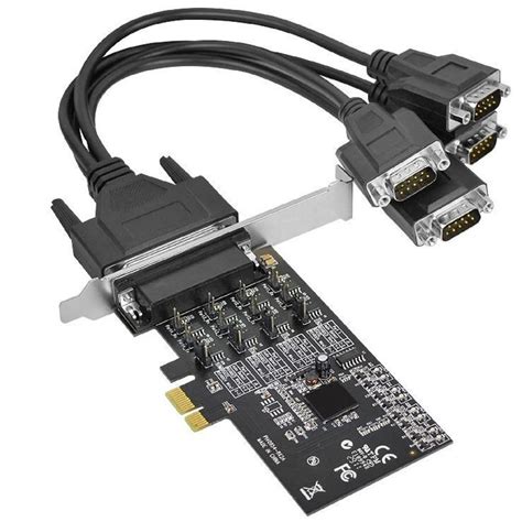 Scheda Seriale Rs Porte Pci Express Con C Uart Schede