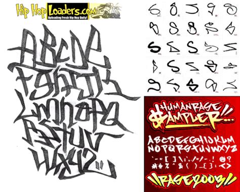 Artwork Web: Combination style of writing graffiti alphabet