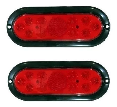 Lanterna Led Carretinha Carreta Reboque Par Barco