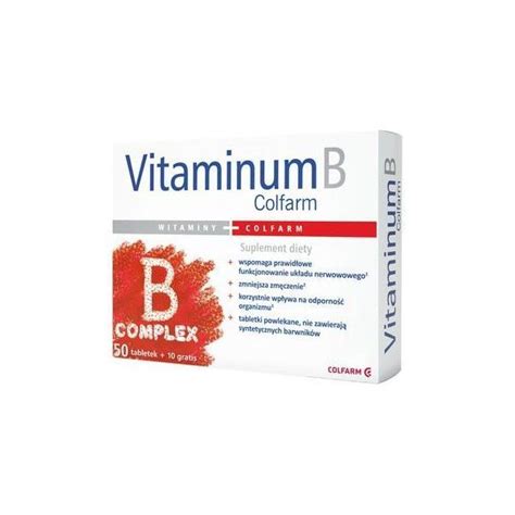 Vitaminum B Compositum X Tabl Colfarm Witamina B Complex