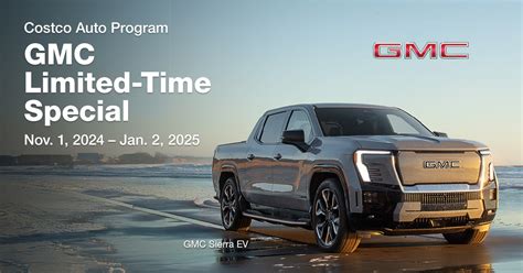 Gmc Limited Time Special Costco Auto Program