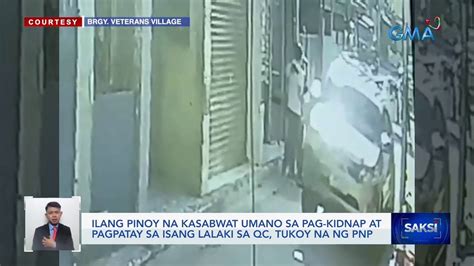 Ilang Pinoy Na Kasabwat Umano Sa Pag Kidnap At Pagpatay Sa Isang Lalaki