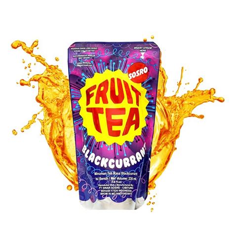 Jual Fruit Tea Pouch Sosro Blackcurrant Campur Apel Ml Dus