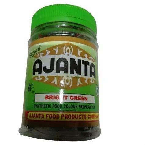 Ajanta Powder Bright Green Food Colour Packaging Size 100 G