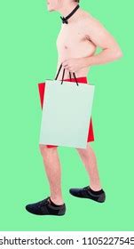 Buying Naked Man On White Background Stock Photo Shutterstock