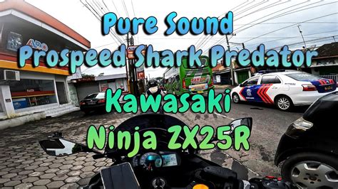 Kawasaki Ninja ZX25R Pure Sound Menikmati Suara Knalpot Prospeed