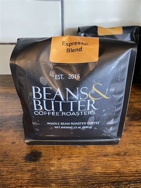 Espresso Blend Whole Roasted Beans - Beans & Butter Coffeehouse