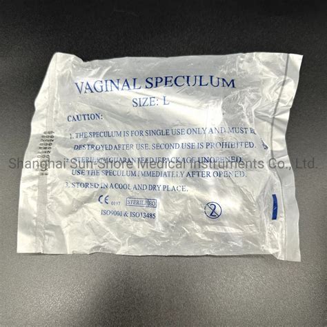 CE Certified Plastic Types M Sizes Sterile Disposable Vaginal Speculum