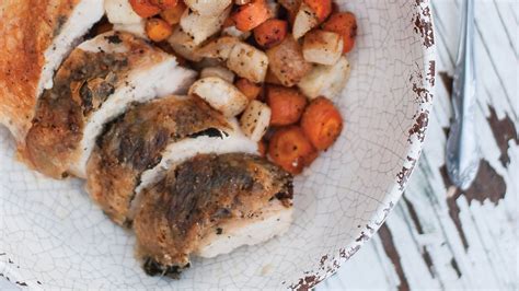 Sage Chicken With Roasted Vegetables Recipe