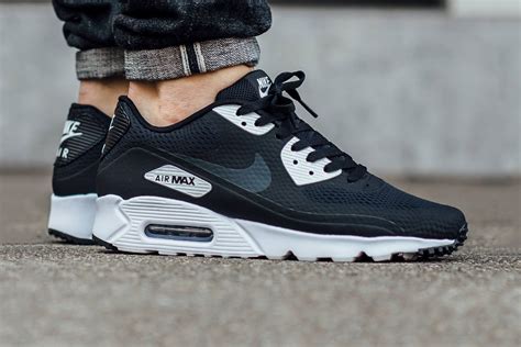 Nike Air Max 90 Ultra Essential Blackanthracite White Sneakers Nike Air Max Sneakers Nike