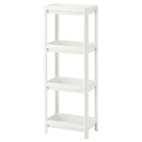 VESKEN Shelf unit, white, 14 1/8x9x39 3/8" - IKEA