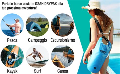 Osah Drypak Borse Impermeabile Sacca Dry Bag L L L L L Con