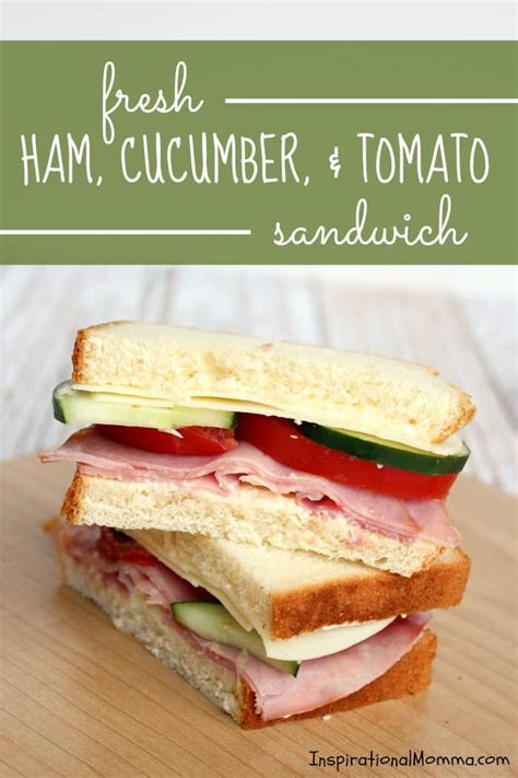 Fresh Ham, Cucumber, & Tomato Sandwich