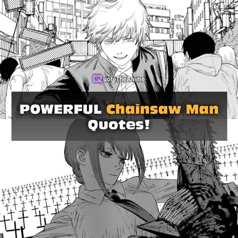 11+ POWERFUL Chainsaw Man Quotes! (HQ Images) | Quote The Anime