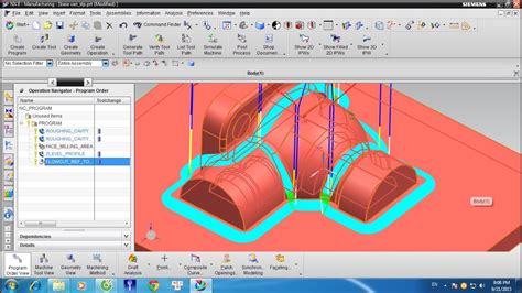 Unigraphic CAM Siemens NX Manufacturing Tutorial Full Step 3 YouTube