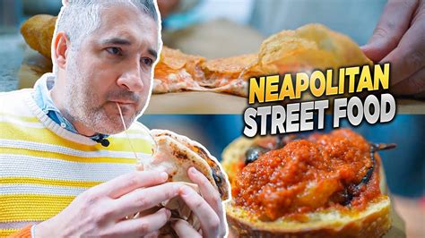 Eating The Best Street Food In Naples Italy For Hours Youtube