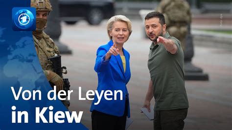 Besuch in Kiew Von der Leyen sagt Ukraine Unterstützung zu YouTube