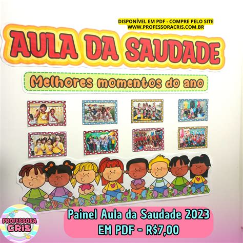 Pdf Painel Aula Da Saudade Professora Cris Ensinando Carinho