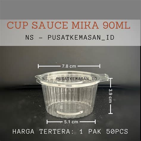 Jual Cup Ns Sauce Jelly Ager Dessert Mika Sambal Pudding Saus Ketcup