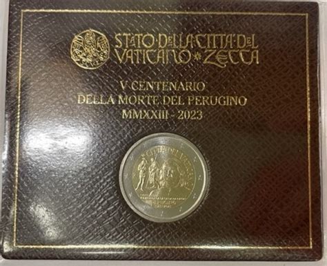 Vatikan 2023 500 Todestag Pietro Perugino 2 Euro I Blister RAR