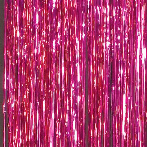 Hot Pink Foil Curtains Hot Pink Metallic Curtains Pink Photo Pink