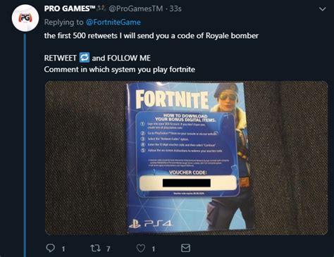 All These Fake Vbuck Giveaways On Twitter Always Send The Same Exact Picture Can We Start