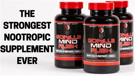 Gorilla Mind The Best Nootropic Supplement For Focus Productivity