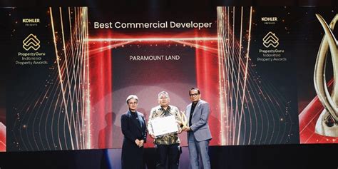 Paramount Land Raih Tiga Penghargaan Di Ajang Propertyguru Indonesia