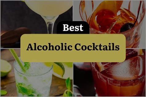 27 Alcoholic Cocktails to Shake Up Your Happy Hour! | DineWithDrinks