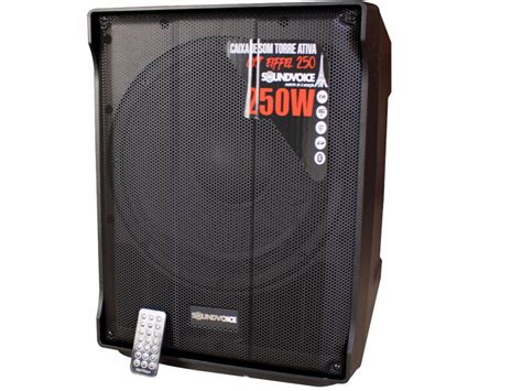 Mensageiro Musical Caixa Soundvoice Sistema Torre Sub Amplificado