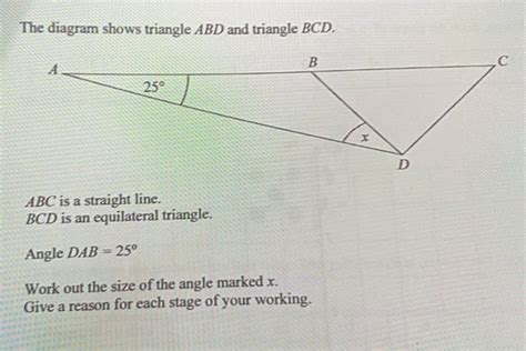 The Diagram Shows A Triangle