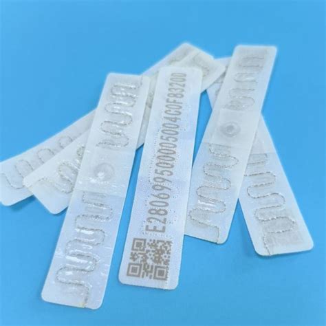 Epc And Qr Code Printing Rfid Linen Transponder Smart Label Uhf Linen