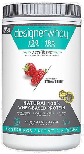 Designer Whey Straw Protein Powder 2 Lb Kroger