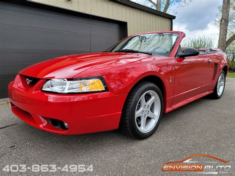 1999 Ford Mustang Svt Cobra Convertible Only 8000 Kms One Calgary