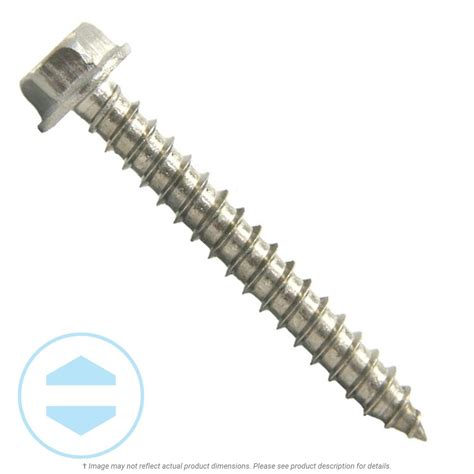 Stainless Indented Hex Washer Head Screw Choose