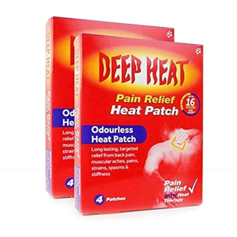 Deep Heat Pain Relief Heat Patches | Pain Relief with Heat Therapy | 4