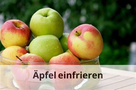 So geht s Äpfel richtig einfrieren und länger genießen Einfrieren Tipps