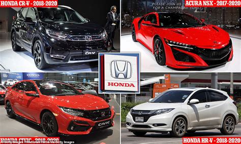 Honda Recalls 2 5 Million Vehicles Due To An Issue With Fuel Pumps