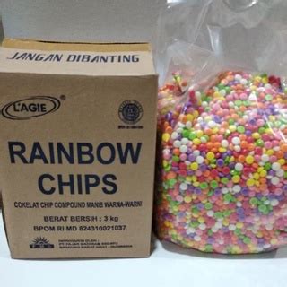 Jual Choco Chip Lagie Rainbow Repack Gr Shopee Indonesia