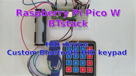 Raspberry Pi Pico W BTstack Ep 4 HID Device Custom Bluetooth HID